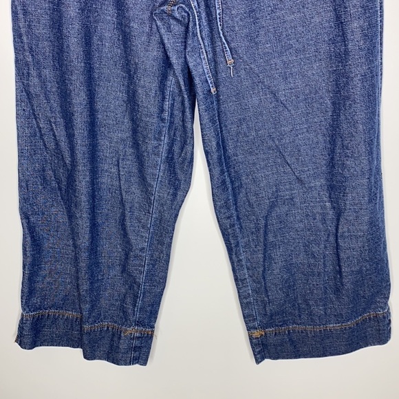 Lee Riveted Denim Jean Capris Size 6 - Picture 6 of 13